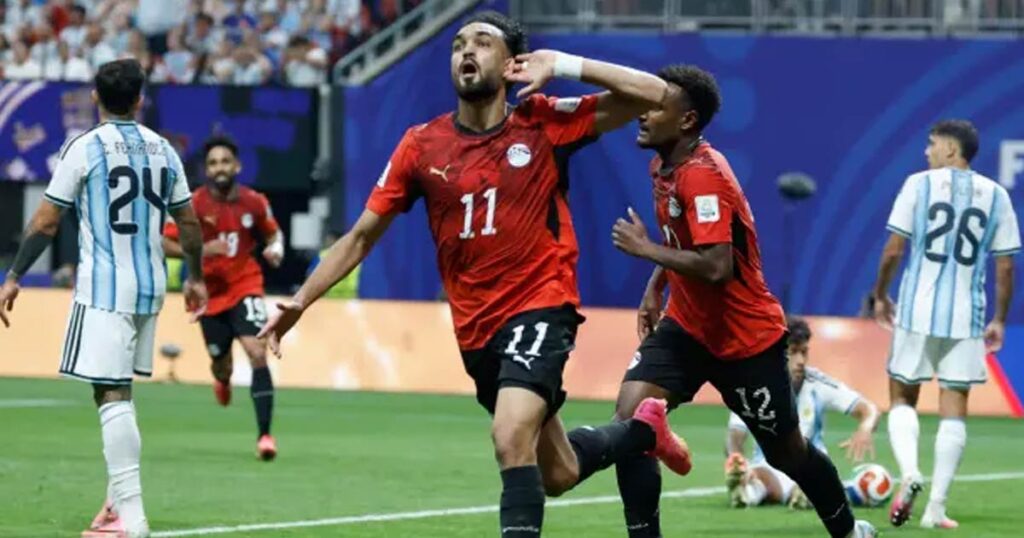 زيكو يسجل هدف مصر الثاني في الأرجنتين ويحتفل بطريقة جنونية في مونديال 2026