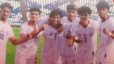 منتخب شباب اليمن تحت 20 سنة يحتفل بالتقدم 1-0 على الكويت في تصفيات كأس آسيا