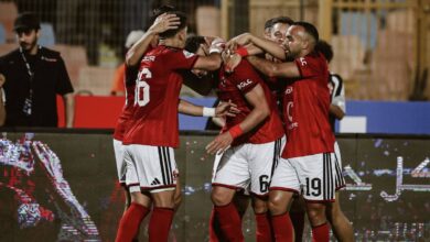 قذيفة ياسر إبراهيم تنصر الأهلي على سموحة في الجولة الثالثة من الدوري المصري
